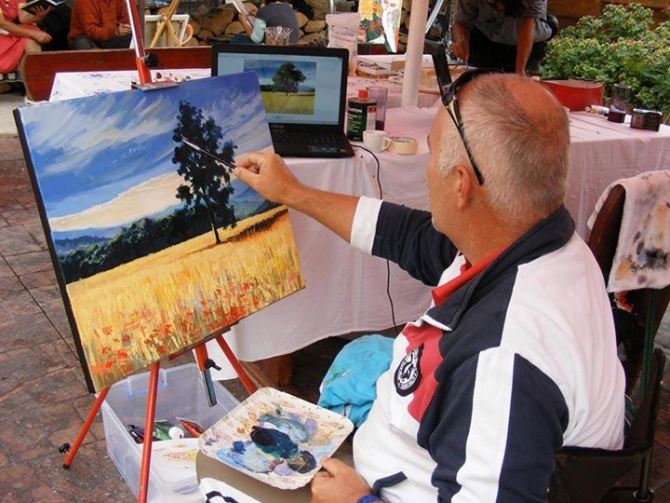 Vizita pictorilor din Beiuș