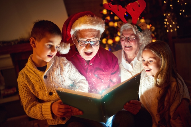 Sarbatori cu bunicii: Cum erau ele de faine alta data...